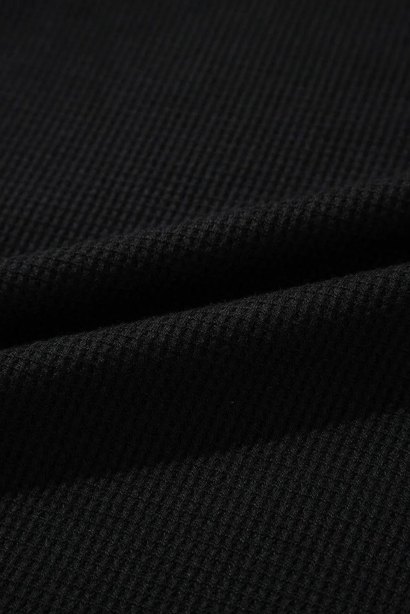 Round Neck Long Sleeve Top and Drawstring Pants Lounge Set